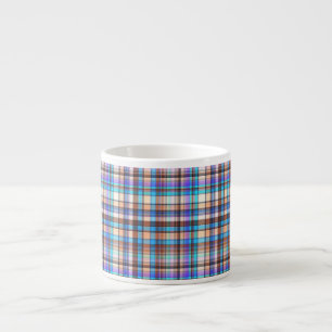Tasse Expresso Tissu à carreaux Imprimé à carreaux Motif-57688