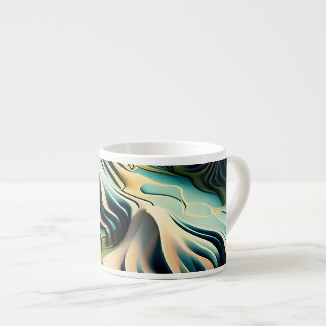 Tasse Expresso Topographic currents (Devant droit)