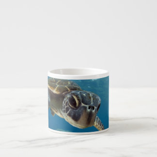 Tasse Expresso Tortue de mer verte hawaïenne