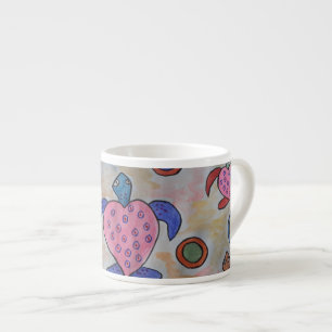 Tasse Expresso Tortues et cercles