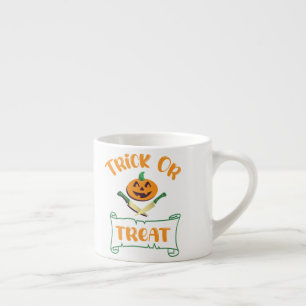 Tasse Expresso Tracer ou traiter les os croisés citrouille Hallow
