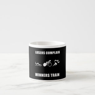 Tasse Expresso Train de gagnants de triathlon