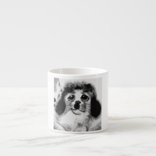 TASSE EXPRESSO TRISTE CHIEN