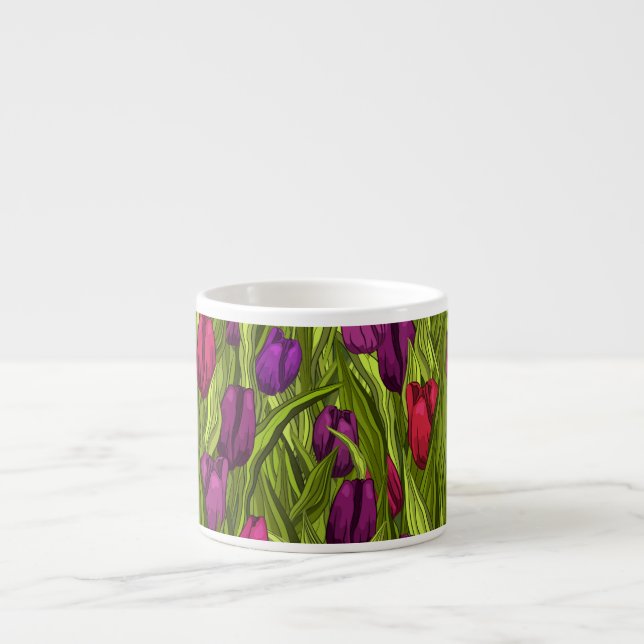 Tasse Expresso Tulipes (Devant)