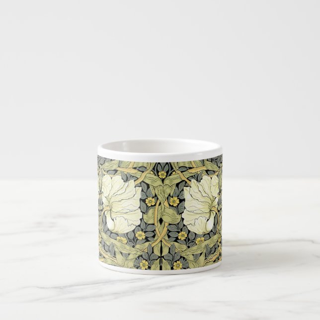 Tasse Expresso Tulipes Pimpernel Art Botanique de William Morris (Devant)