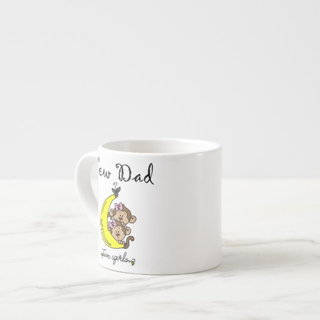 Tasse Expresso Twin Girls New Papa Cadfts (Devant gauche)