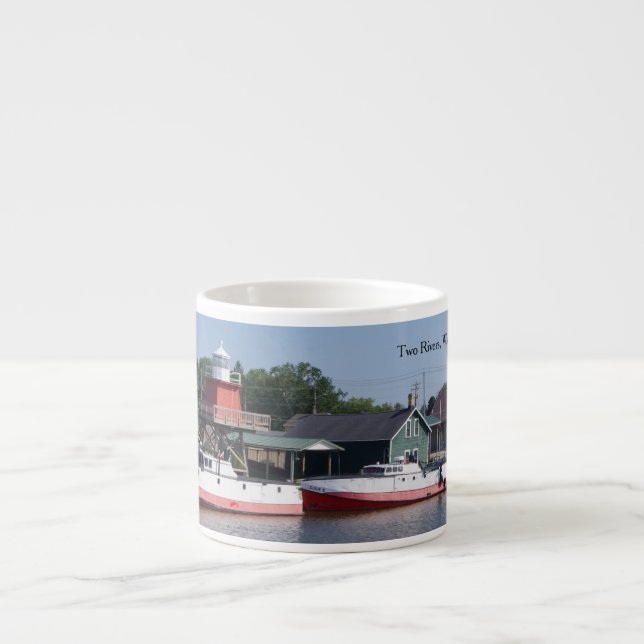 Tasse Expresso Two Rivers, Wisconsin espresso ou jumbo mule (Devant)