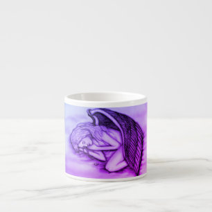 Tasse Expresso Un Ange endormi sur les nuages des cieux