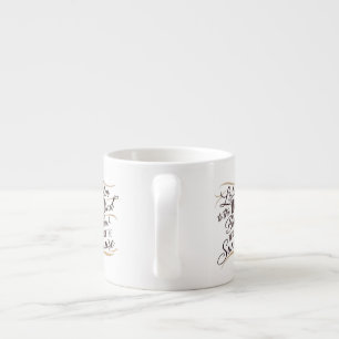 Tasse Expresso Un magnifique morceau d'art de mots avec un harmon