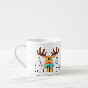 Tasse Expresso Un renne masqué à visage de tir