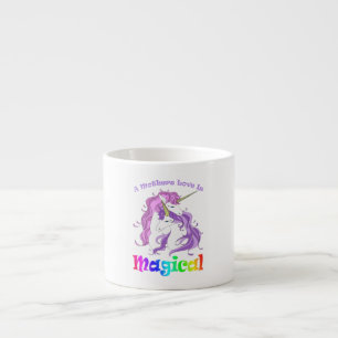 Tasse Expresso Unicorn Maman Une Mère L'Amour Est Magique