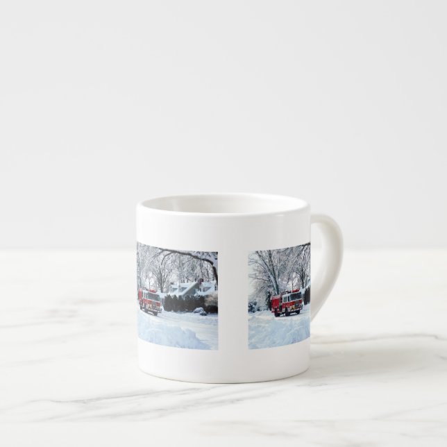 Tasse Expresso Urgence hivernale (Devant droit)