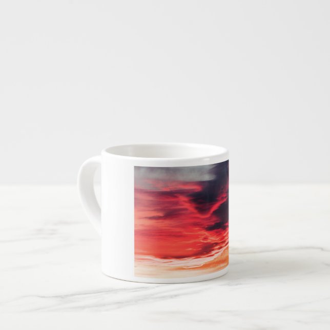 Tasse Expresso vague féline (Devant gauche)