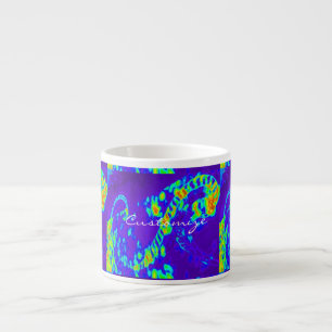 Tasse Expresso vagues de curling Thunder_Cove bleu/vert