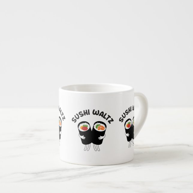 Tasse Expresso Valse de Sushi (Devant droit)