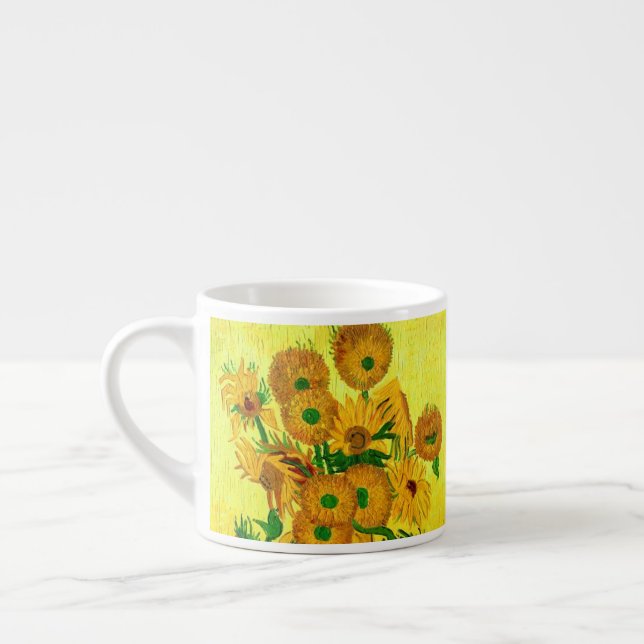 Tasse Expresso Van Gogh Sunflowers (Gauche)