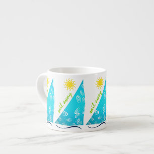Tasse Expresso Vent, voile et soleil