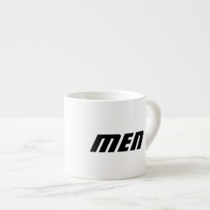 Tasse Expresso Verre de boisson imprimé avec nom d'homme-Coupe Cu
