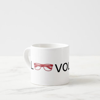 TASSE EXPRESSO VERRES DE ROUGE DE CAFÉ EXPRESS DE L'IL VOLOVER