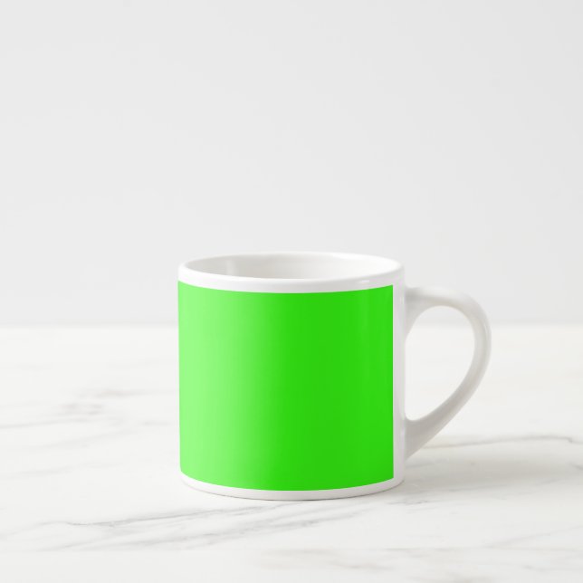 Tasse Expresso Vert Néon (Droite)