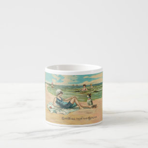 Tasse Expresso Victorian Beach Swim Girl Ocean Summer Vacances