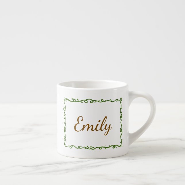 Tasse Expresso Vigne personnalisée (Droite)