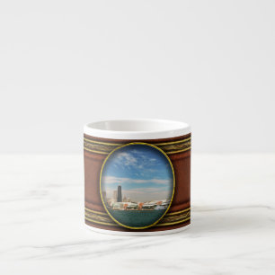 Tasse Expresso Ville - Chicago Toits et la jetée Navy Pier