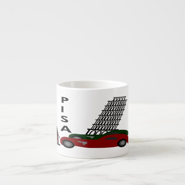 Tasse Expresso Ville de Pise (Devant)