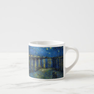 Tasse Expresso Vincent van Gogh - Nuit étoilée sur le Rhône