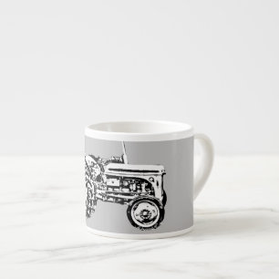 Tasse Expresso Vintage Gris massey fergison tracteur Giant Café