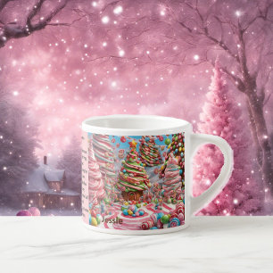Tasse Expresso Visions of Sugar Plums Ajouter le nom de l'enfant