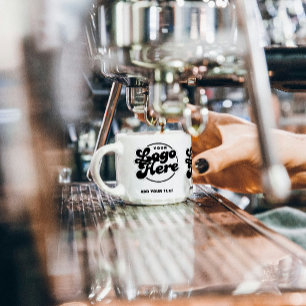 Tasse Expresso Votre logo ici Société Entreprise Marque d'entrepr