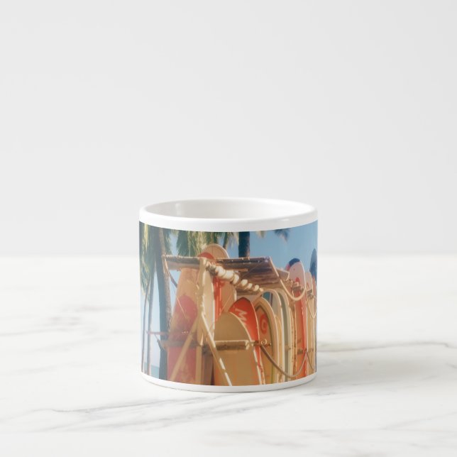 Tasse Expresso Waikiki Beach Surfboards  (Devant)