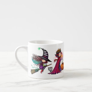 Tasse Expresso Whimsical Halloween Art par Molly Harrison