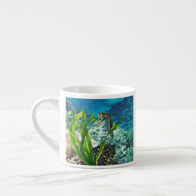 Tasse Expresso Whimsical Seahorse (Gauche)