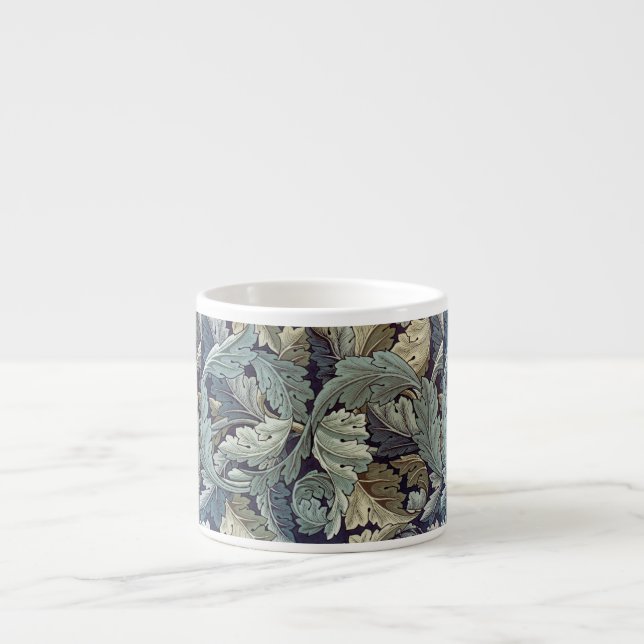 Tasse Expresso William Morris Acanthus Feuilles (Devant)