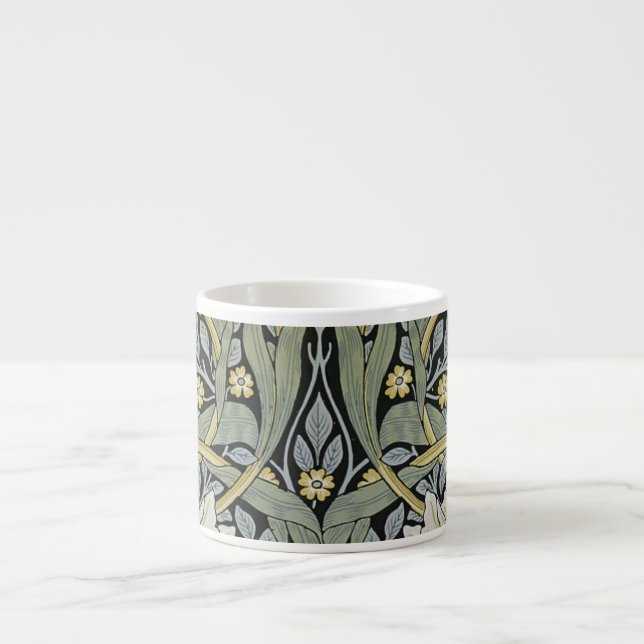Tasse Expresso William Morris - conception de papier peint de (Devant)