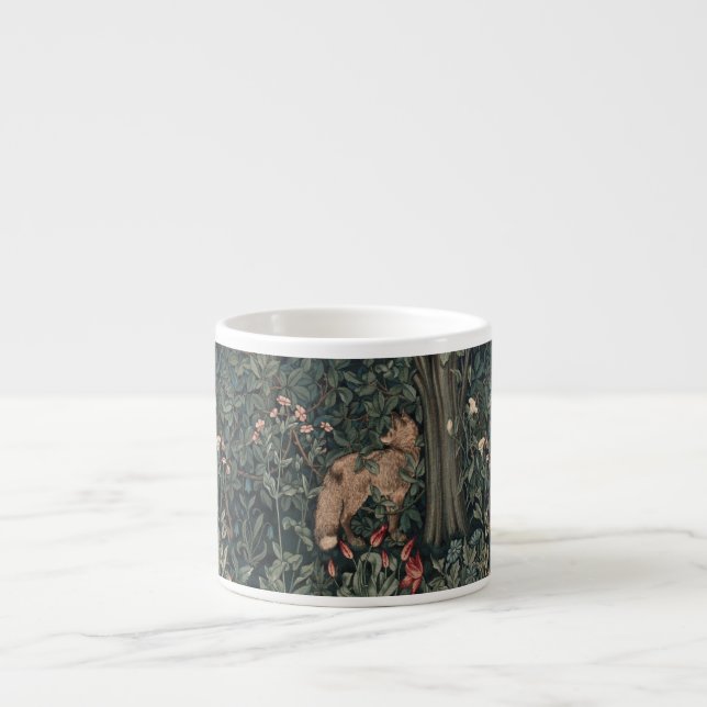 Tasse Expresso William Morris Faune sauvage Fox (Devant)