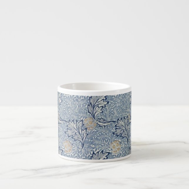 Tasse Expresso William Morris Flower Floral Design (Devant)