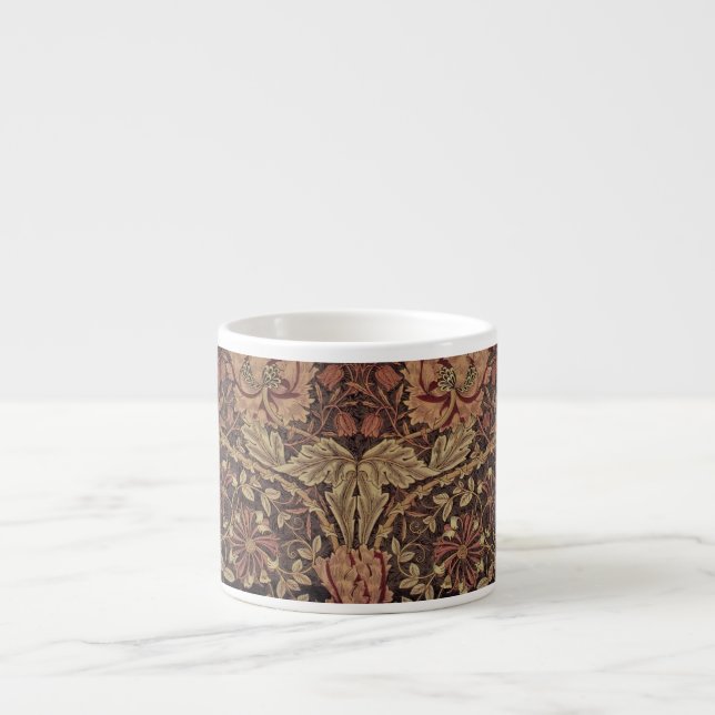 Tasse Expresso William Morris Honeysuckle Classic English Art (Devant)