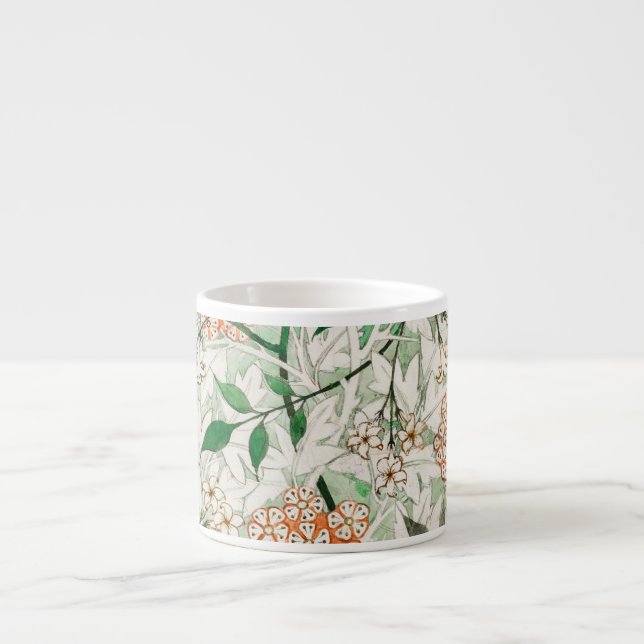 Tasse Expresso William Morris Jardin de Jasmin Fleur Classique (Devant)