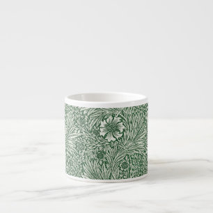 Tasse Expresso william morris marigold vert floral fleur