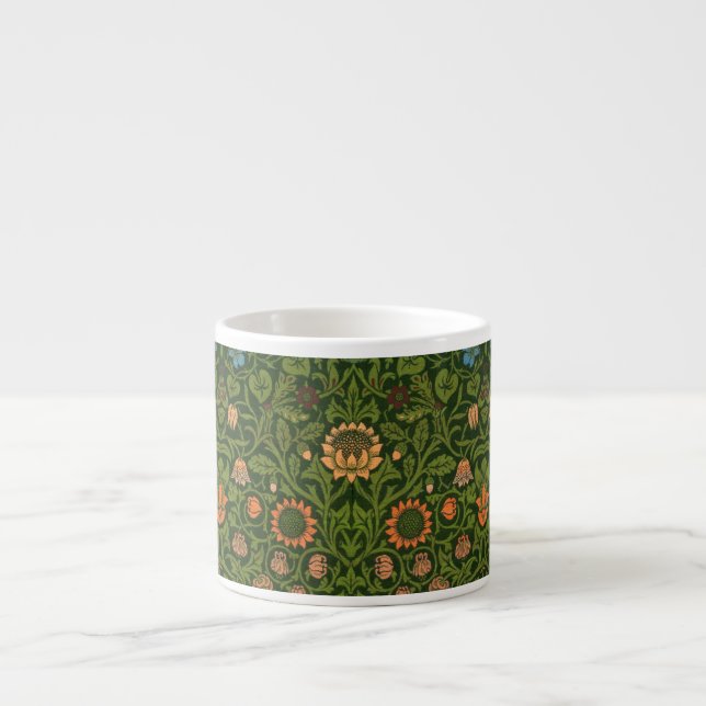 Tasse Expresso William Morris Violet et Columbine Art Rug (Devant)