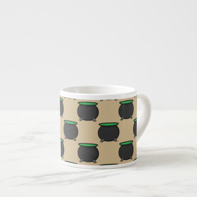 Tasse Expresso Witch Cauldron (Devant droit)