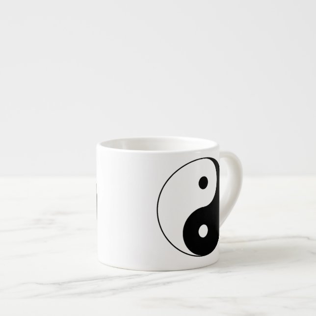 Tasse Expresso "Yin Yang " (Devant droit)