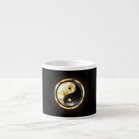Yin Yang or sur noir