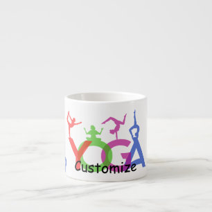 Tasse Expresso Yoga Poses Silhouettes Thunder_Cove