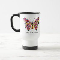 Tasse extraordinaire de voyage de motif d'édredon