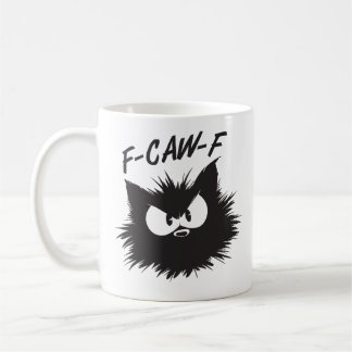Tasse "F-CAW-F" Chat Drôle et Grincheux