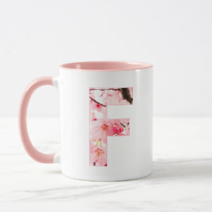 Tasse F initiale florale   Nom et traits personnal